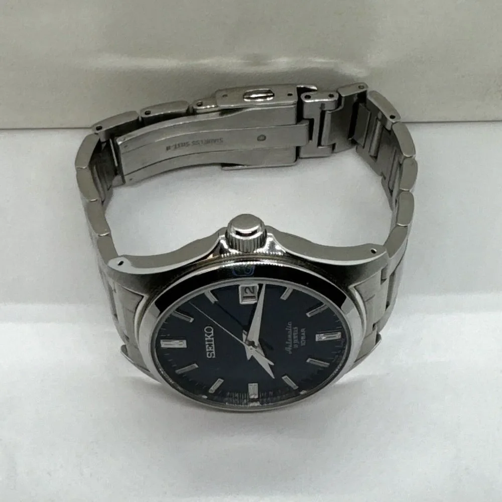 Seiko SZSB013 Men's Silver Stainless Steel Analog Dial Automatic Watch JNA97